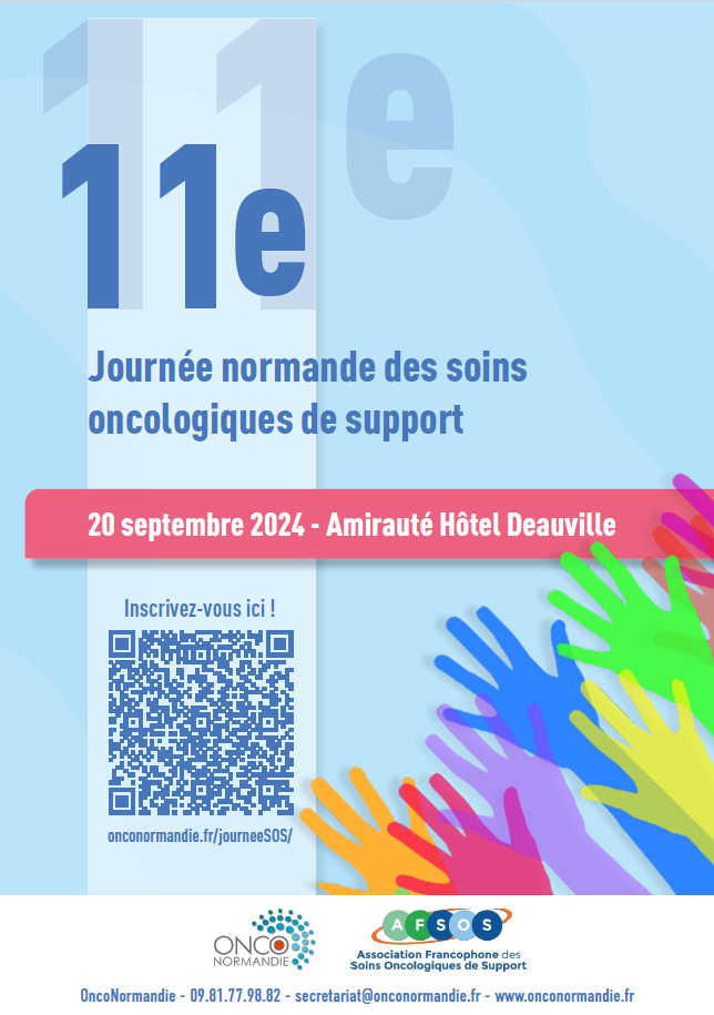 11e journée soins oncologiques de support - le 20/09/2024 à Rouen