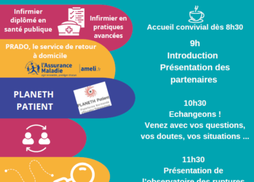 Les maladies chroniques, qui solliciter pour mieux accompagner ? - Journée d'échanges les 17/09/2024 à Bretteville du Grand Caux et le 24/09/2024 au Havre